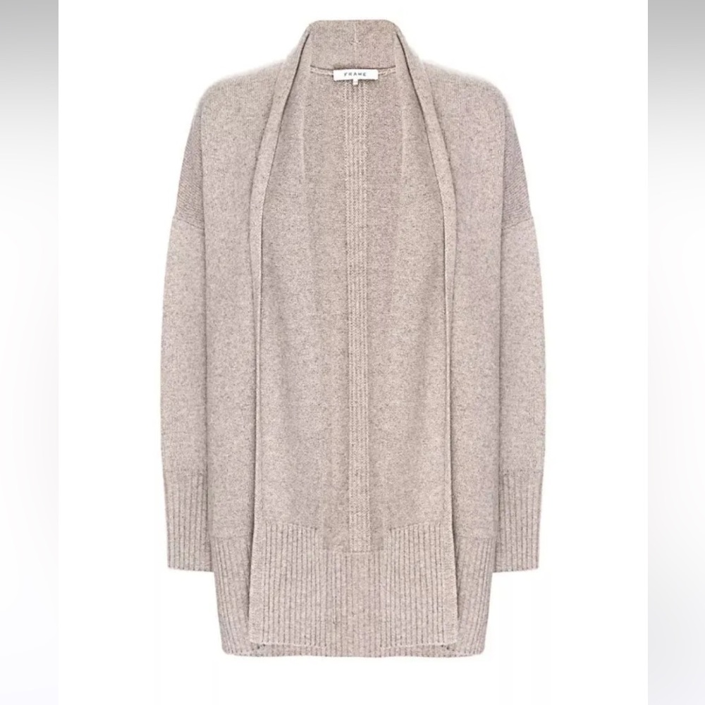 FRAME draped Cashmere Cardigan